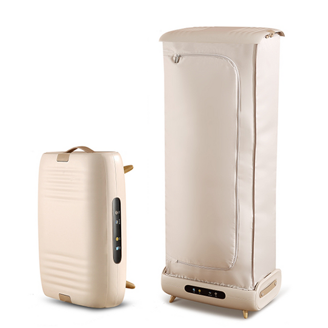 折りたたみ簡単なインストール高温蒸気電気アロマセラピースーツケース衣類乾燥機