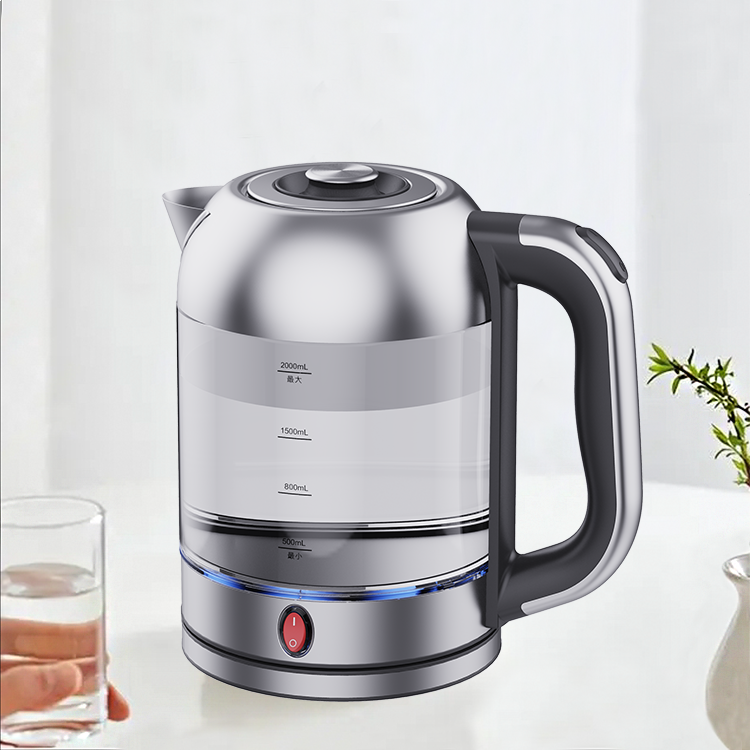 2 で 1 トルコサモワールダブルティーメーカー給湯器 2200 ワット洗えるフィルターカスタム電気ガラスティーメーカー 
