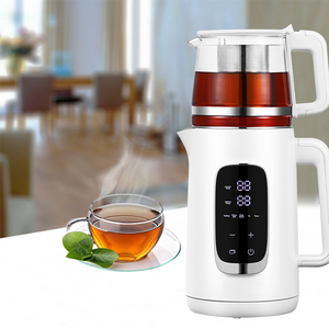 ホット販売 1.5l ティーメーカー電気水ボイラー 1.1l ティーポットホウケイ酸ガラス