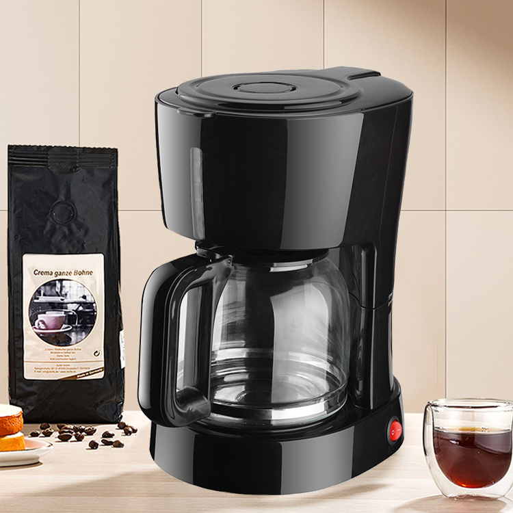1.5L 大容量 5-10 カップアンチドリップフィルターコーヒーメーカー電気ドリップコーヒーメーカーマシンカフェ