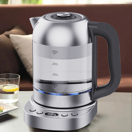耐久性のある保温高品質 2.0l デジタルガラス電気ケトルお湯高速ティーメーカー LED ライト 