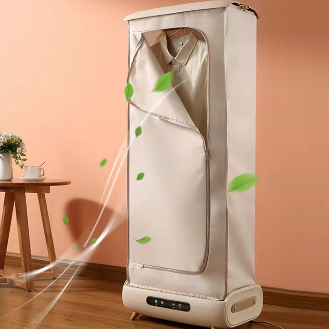 折りたたみ簡単なインストール高温蒸気電気アロマセラピースーツケース衣類乾燥機