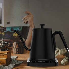 1350 ワットブラックデジタルスマート電気注ぐコーヒーケトルコーヒー茶温度制御グースネック電気ケトル