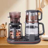 3-in-1 インテリジェントデジタルケトルタッチコントロール温度設定スマートコントロールパネルファミリーコーヒーと紅茶醸造ケトル