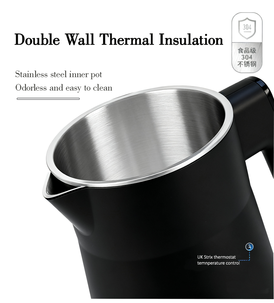 工場卸売 Strix サーモスタットケトル 1500 ワット電気湯沸かし器とティーメーカーセットタッチコントロールディスプレイ付き保温