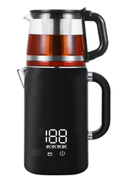 デジタル温度制御付き家庭用温水ティーケトルサモワールティーメーカー電気ケトルトレイセット 