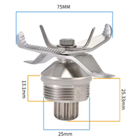 ジューサーブレンダー用のブレード交換部品抽出器ブレードジャーブレードアクセサリーまたはアイスサンドマシンブレードアクセサリー