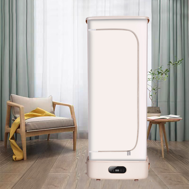 ミニポータブル Electricl 自動衣類乾燥機インテリジェントタイミング加熱衣類乾燥機ラック 2 層ぶら下げ YUEKON 乾燥機服