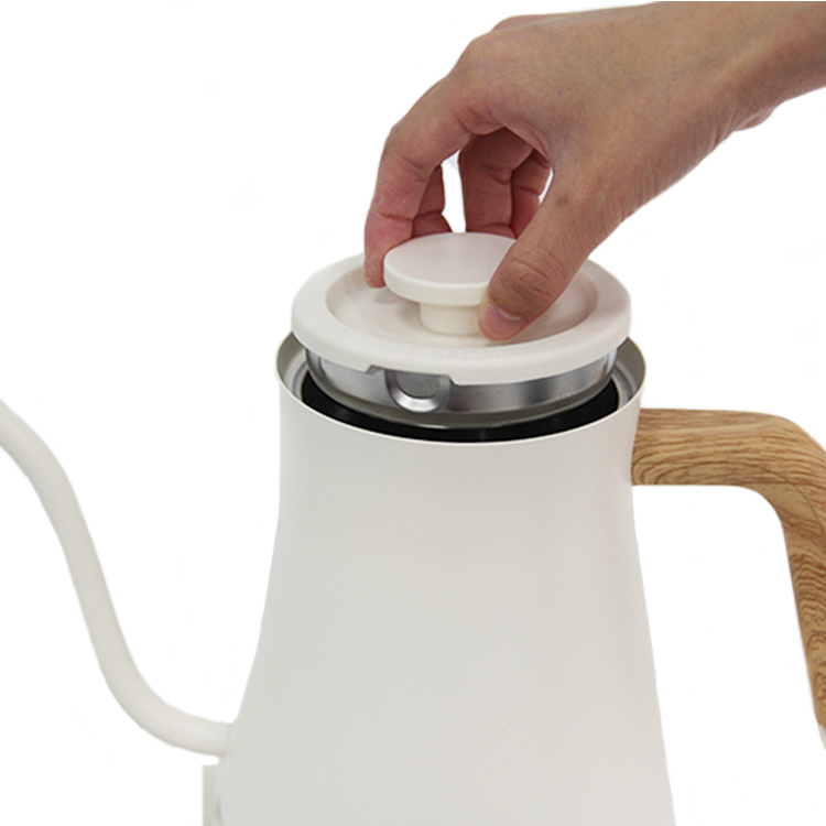 新しいデザイン魔法瓶グースネックケトル家電ステンレス鋼グースネック電気ケトルお茶コーヒーを注ぐ