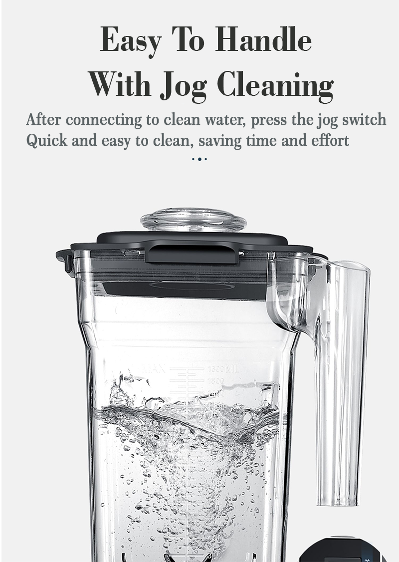 1800 ワットビッグ強力なフードプロセッサー工業用多機能高速フルーツスムージー家庭の台所電気フードプロセッサーミキサー