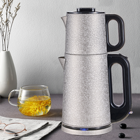 1500W多機能ティーマシンステンレススチールトルコティーメーカーヘルシーウォーターボイラーホームオフィス用エレクトリックケトル